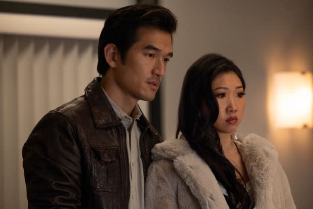 Pictured (L-R): Tony Chung as Dennis Soong and Shannon Dang as Althea Shen -- Photo: Jack Rowand/The CW -- (C) 2022 The CW Network, LLC. All Rights Reserved