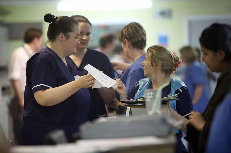 Generic image of nurses on a hospital ward