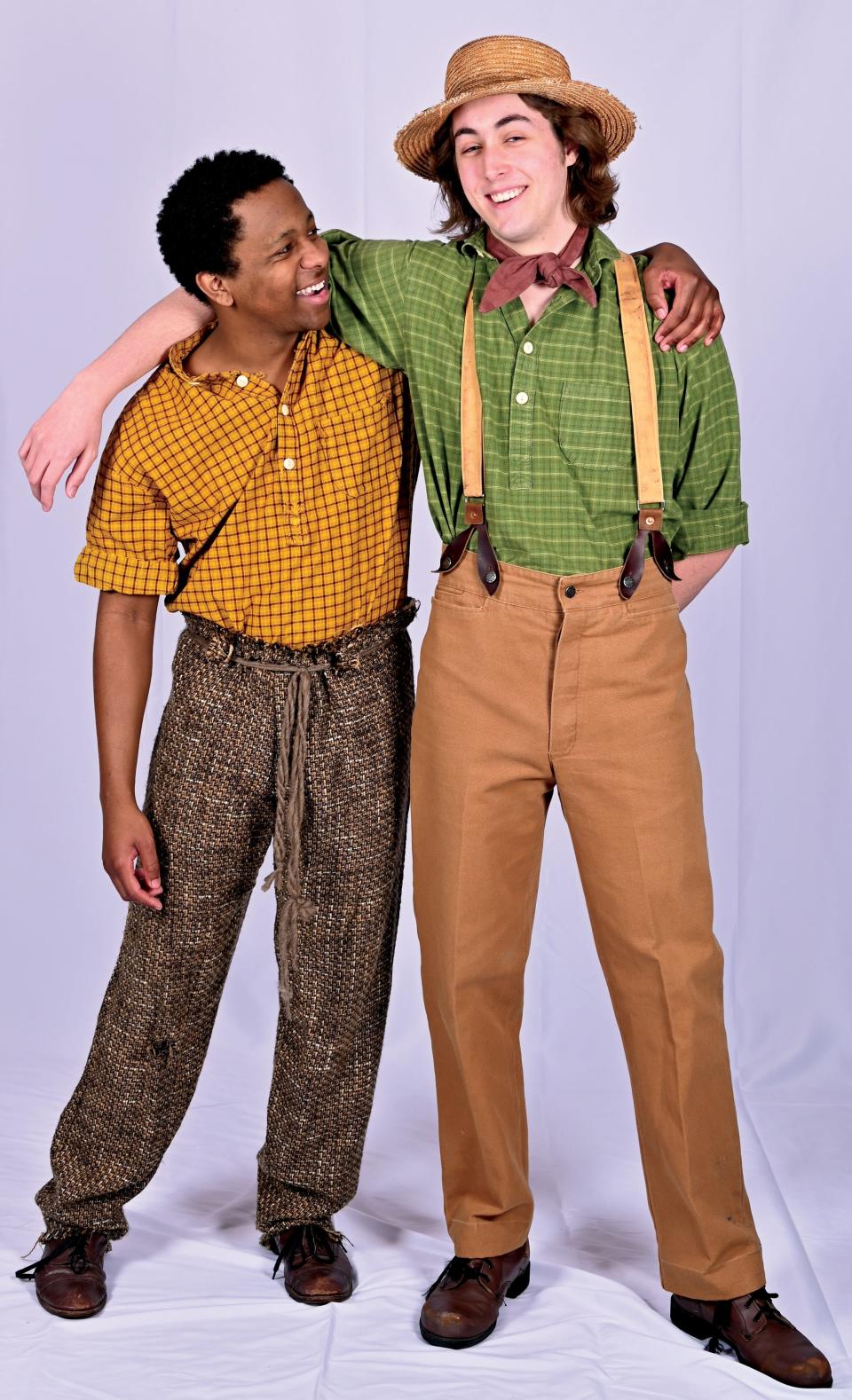 Maximus White stars as Jim and Alex Rodriguez as Hucklebery Finn in Lyric Theatre's "Big River: Theatre For Young Audiences Version."