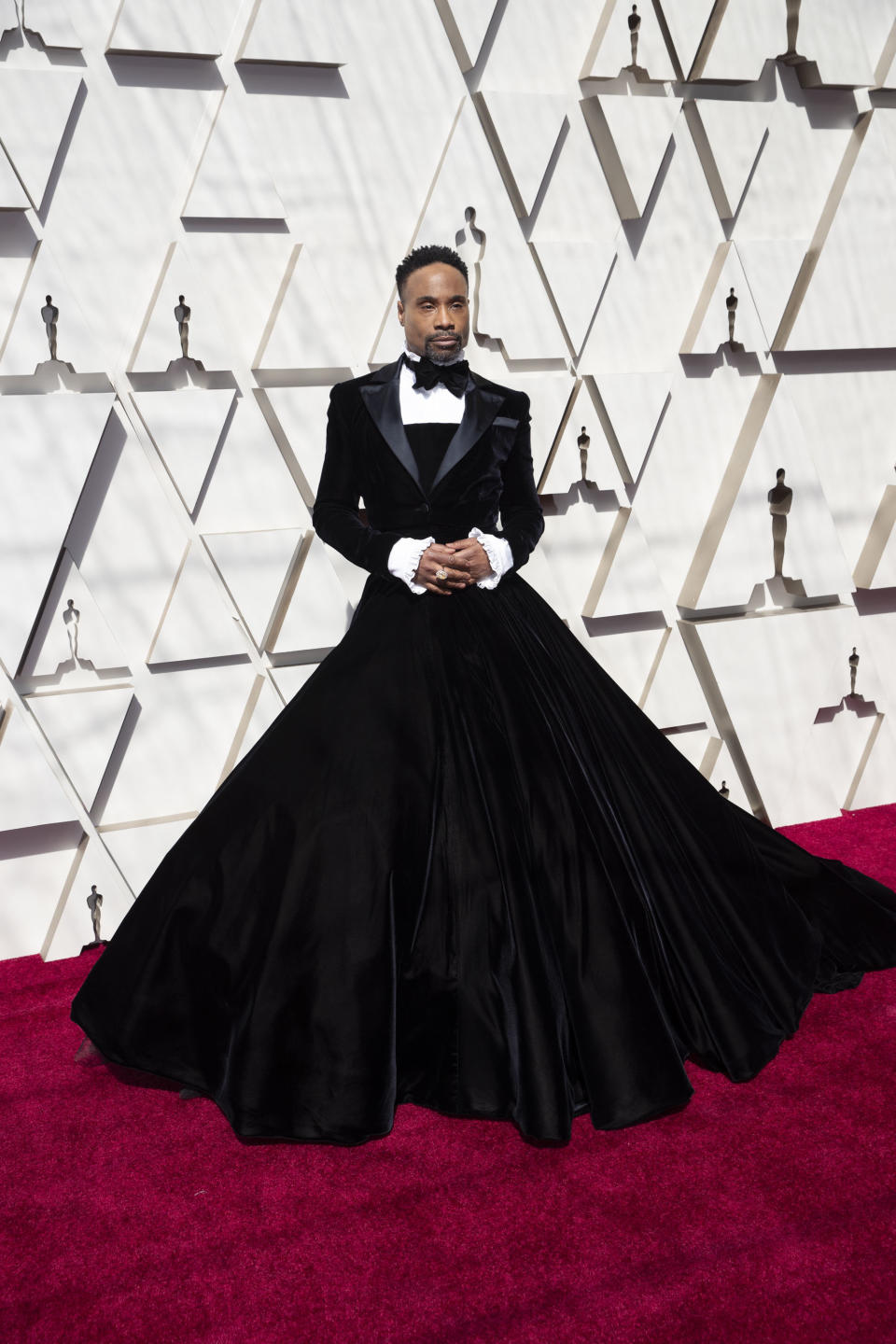 Billy Porter stunned in Christian Siriano.&nbsp; (Photo: Rick Rowell via Getty Images)