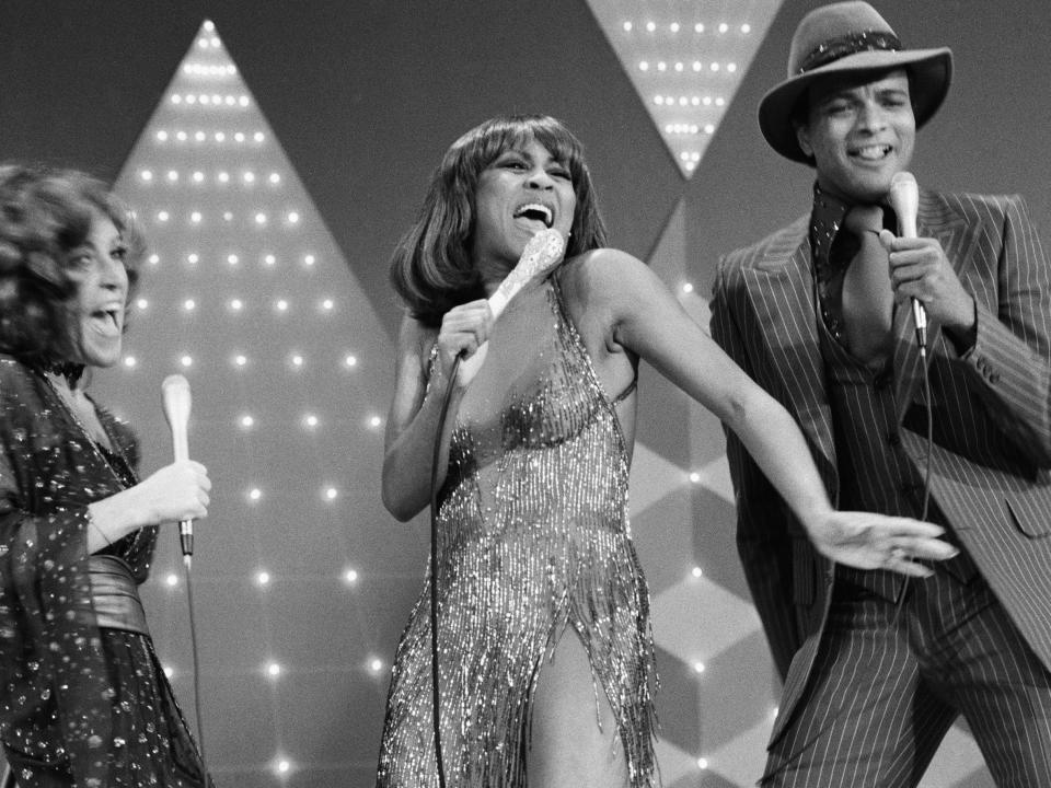 Tina Turner performing in 1978