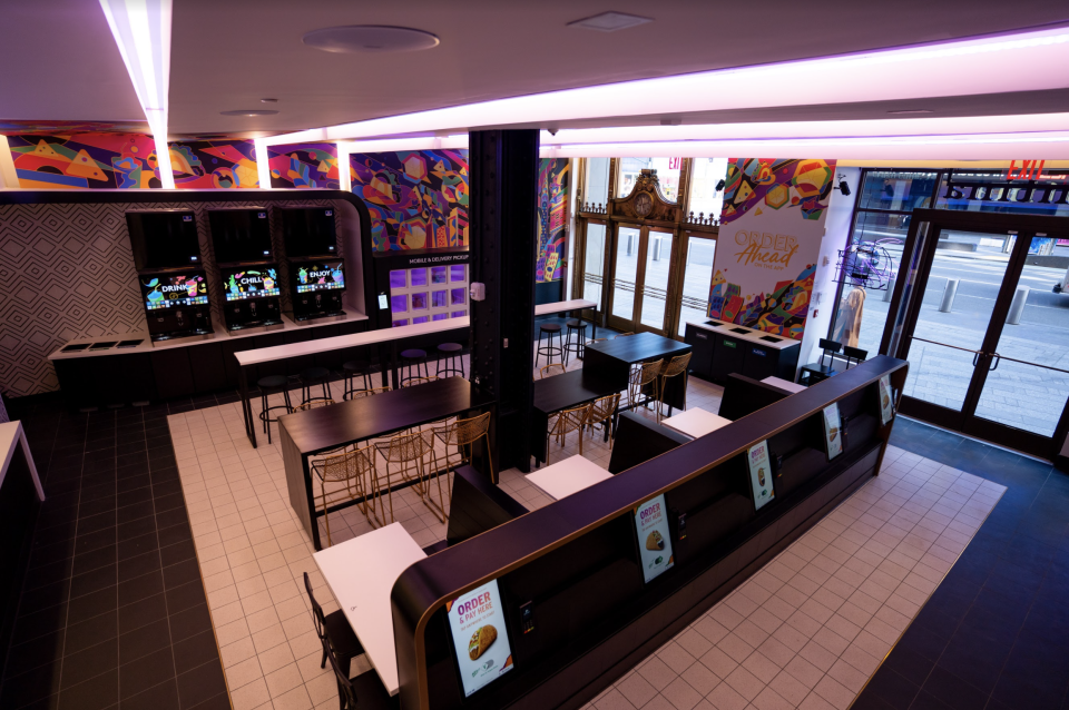 Taco Bell's new NYC restaurant is all about speed.