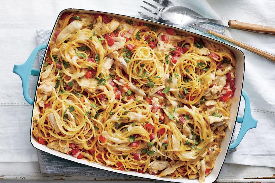 Easy Chicken Spaghetti