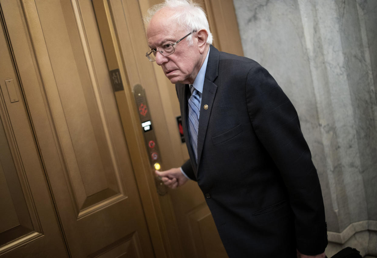 Sen. Bernie Sanders (I-Vt.) hoped to stay on the ballot in New York and elsewhere despite suspending his campaign. He is committed to influencing the Democratic Party platform. (Photo: Win McNamee/Getty Images)
