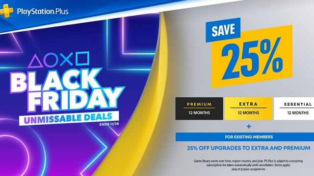 PS Plus Black Friday Discount Allows Stacking and Upgrading With $100 Cap
