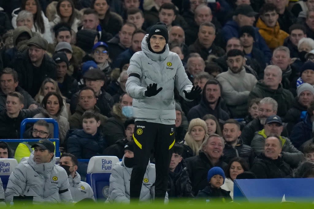 Chelsea manager Thomas Tuchel saw his side beat Tottenham (Kirsty Wigglesworth/AP). (AP)