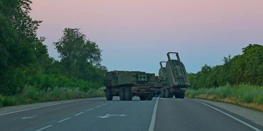 HIMARS working on the Zaporizhzhya Oblast