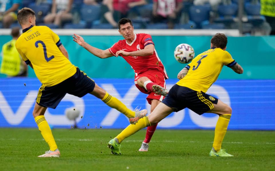 Lewandowski hauls Poland back into it - REUTERS