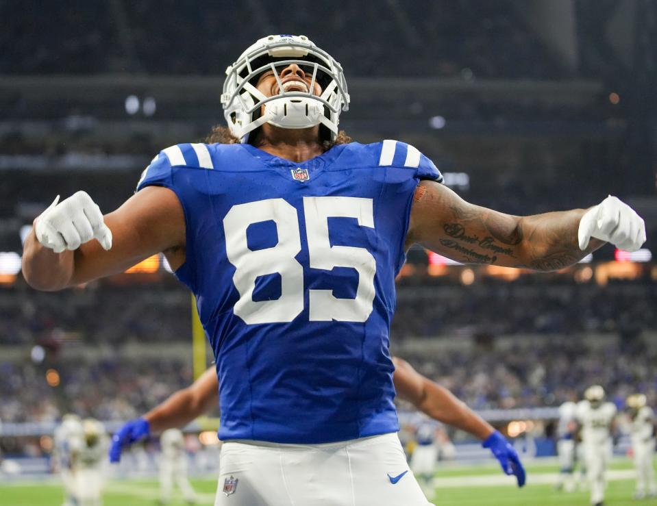 Indianapolis Colts tight end Drew Ogletree has latched onto a starting role in just his second season.