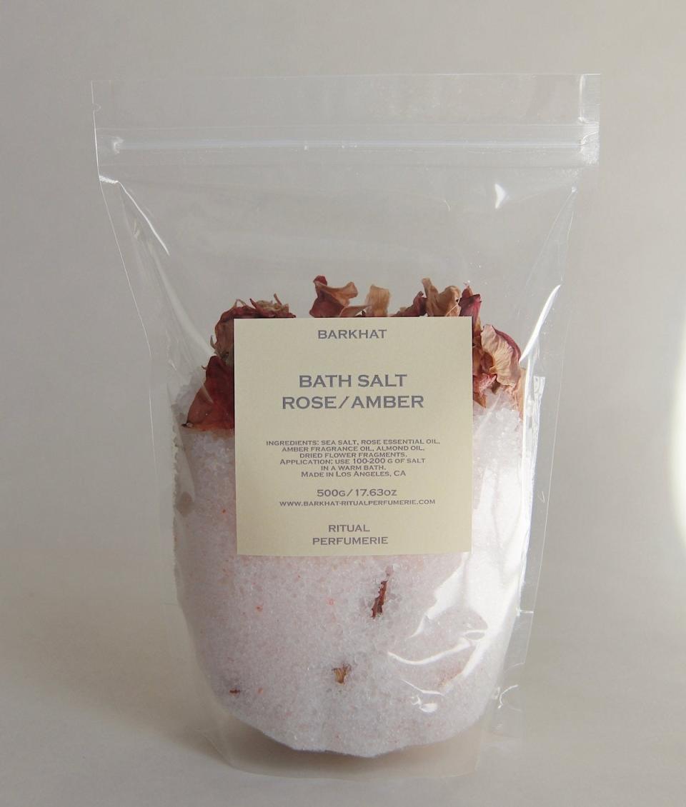 the bag of bath salts