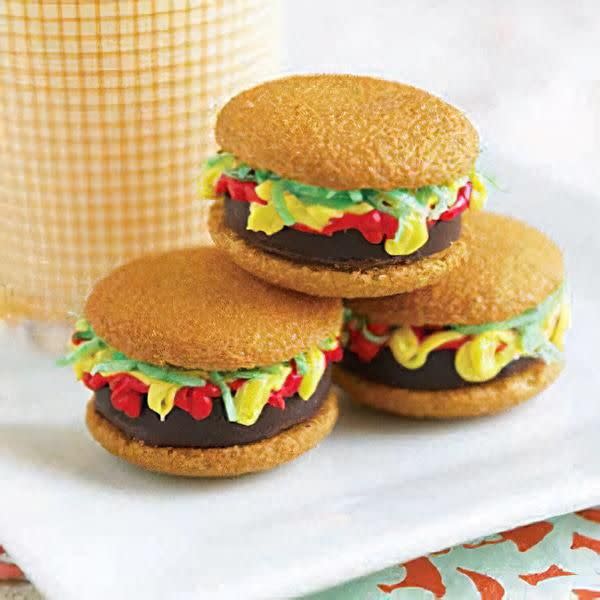 Mini Burger Cookies