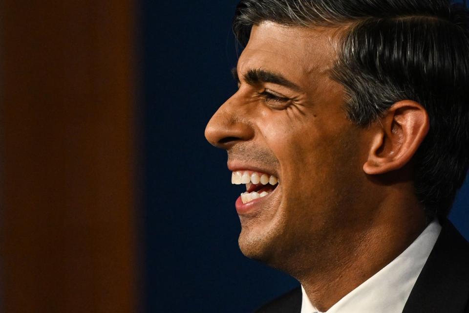 Rishi Sunak has claimed his net zero policy will ‘save all of you money’ (PA Wire)