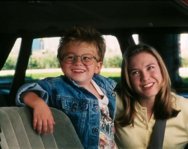 Renée Zellweger and Jonathan Lipnicki in Jerry Maguire