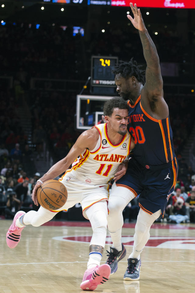 Brunson scores 28, Randle 25, Knicks rout Hawks 122-101 - The San Diego  Union-Tribune