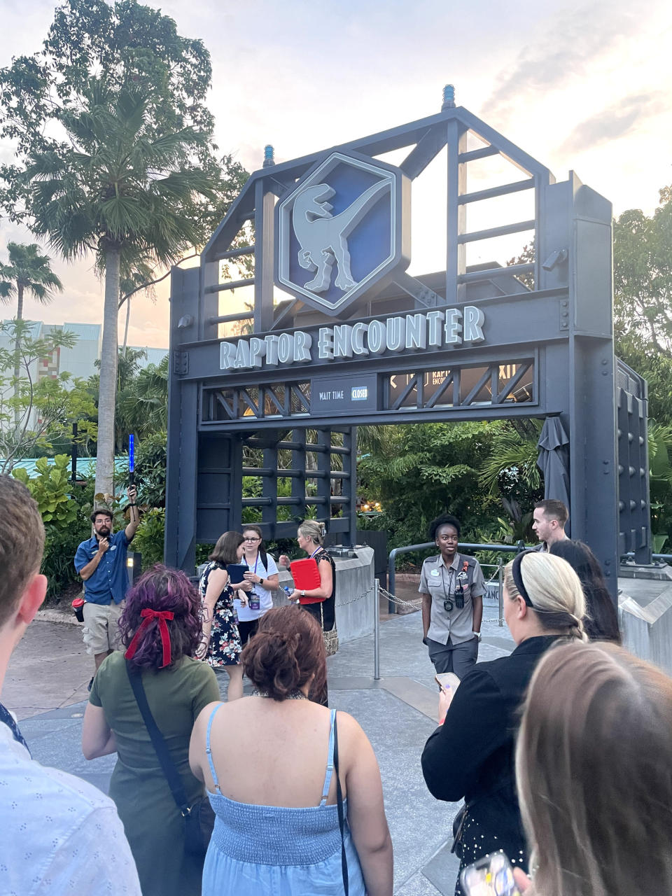 entrance to the raptor encounter