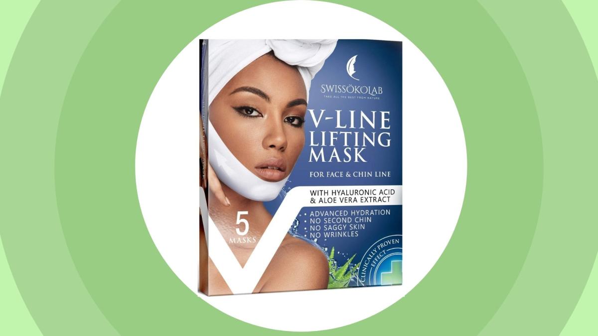 These slimming masks reduce the appearance of a double chin - but
