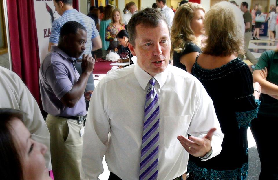 Cory Uselton, seen here in a 2014 photo, is the DeSoto County Schools superintendent. He had previously served as the principal at DeSoto Central High School.