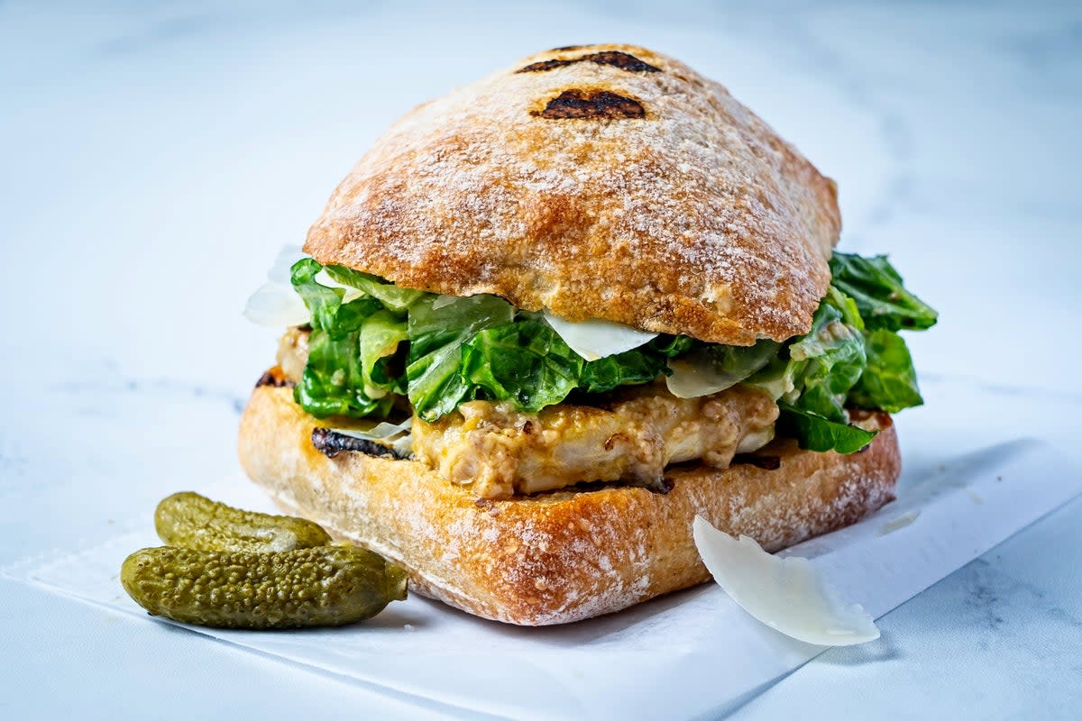 A simple salad sandwich that calls for ingredients you probably already have at home  (Ann Maloney/The Washington Post)