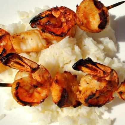 Shrimp and Scallop Kabobs