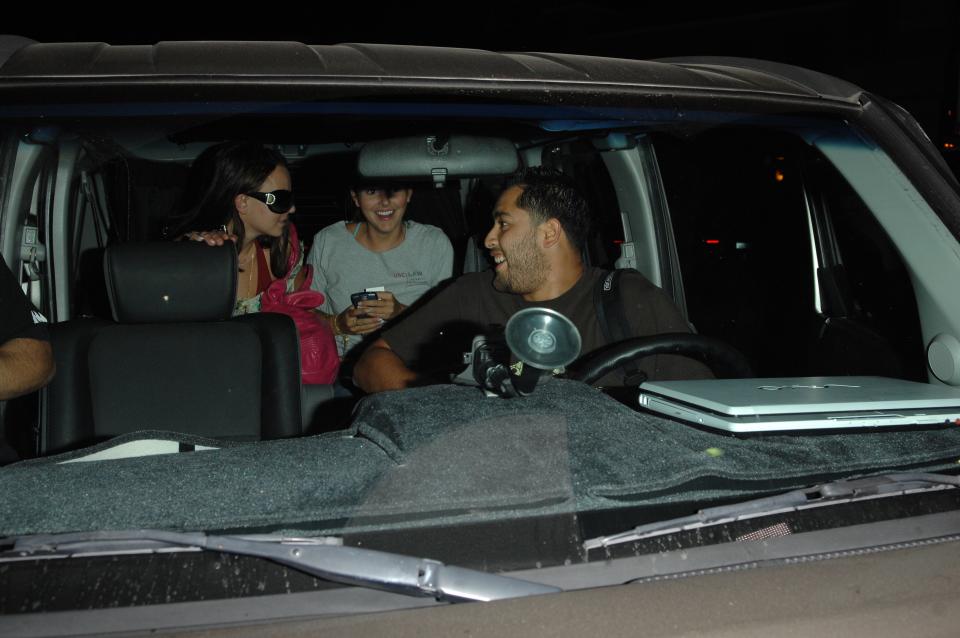 Photo of Ramirez in car with Britney Spears in 2006