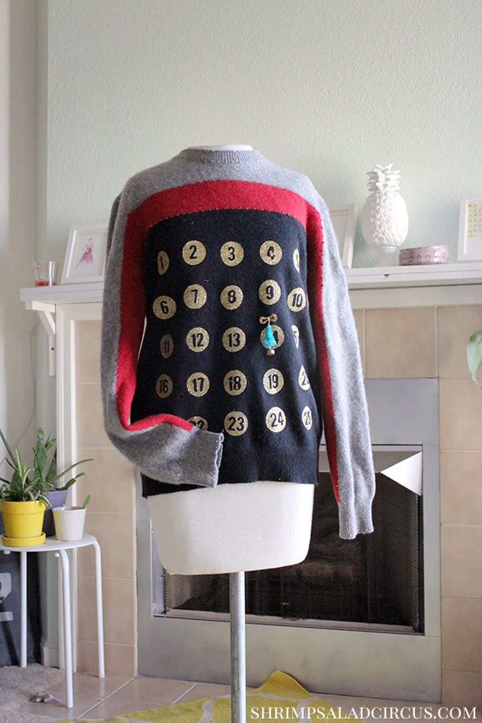 Advent Calendar Christmas Sweater