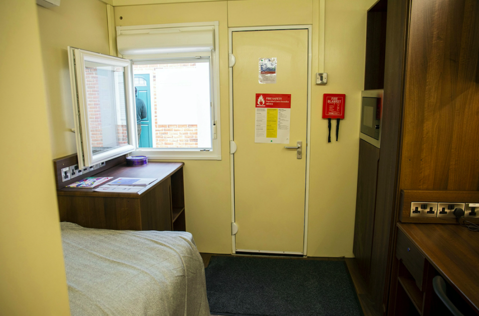 Students say the accommodation is 'not fit for living' (SWNS)