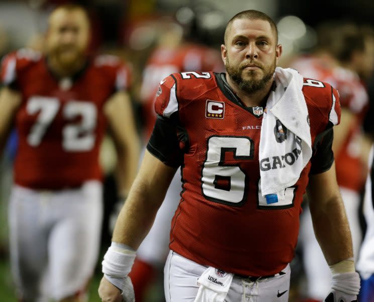 Former Atlanta Falcon and LSU center Todd McClure is assisting residents affected by the flooding in Baton Rouge. (AP) 
