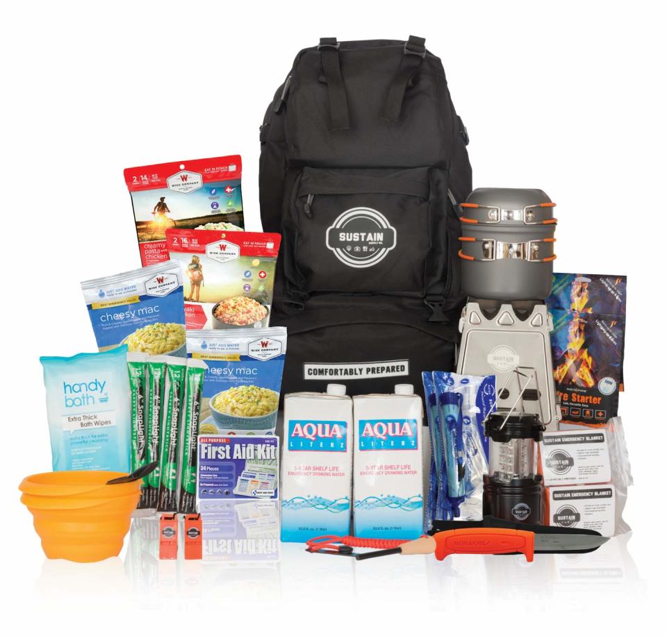 emergency food supply kit backpack