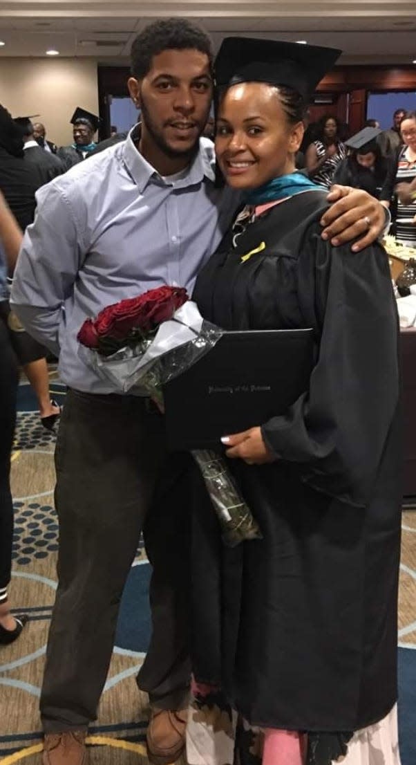 Gregory Lloyd Edwards with his wife Kathleen Edwards.