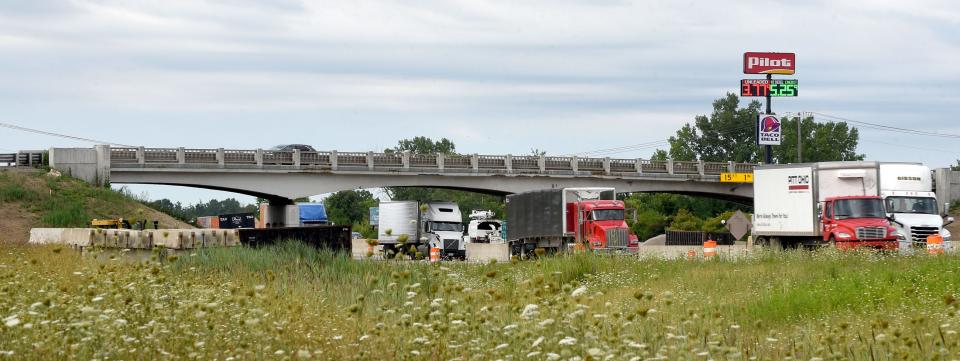 The Nadeau Road bridge over I-75 will be torn down.