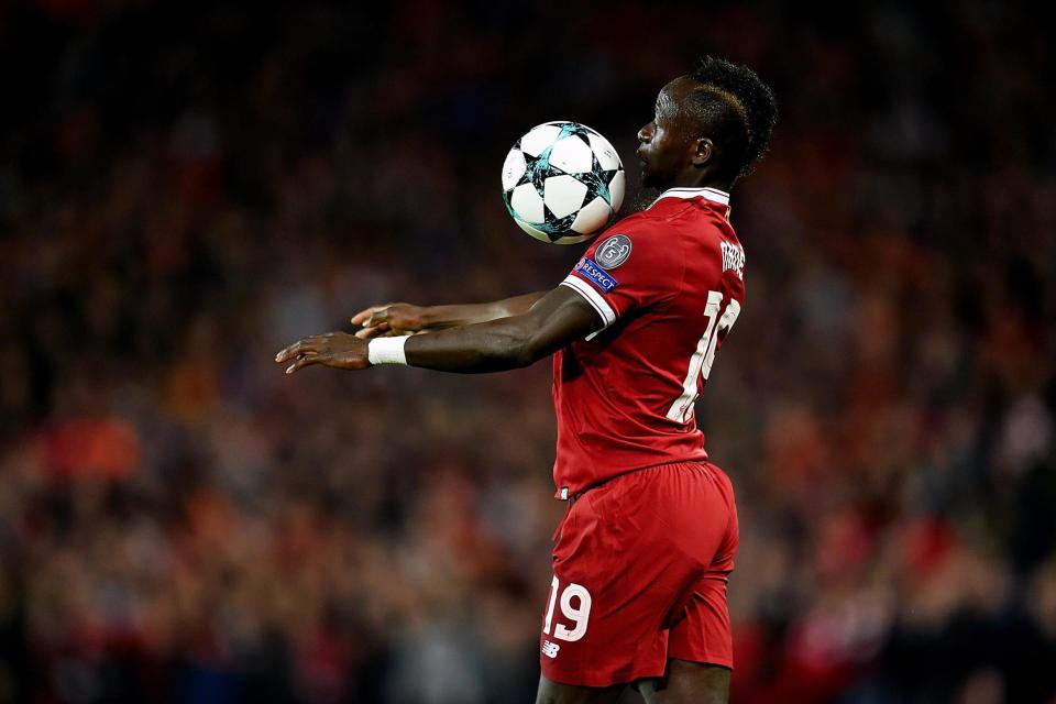 Returning: Sadio Mane is in line to start after a three-game domestic ban: Liverpool FC via Getty Images