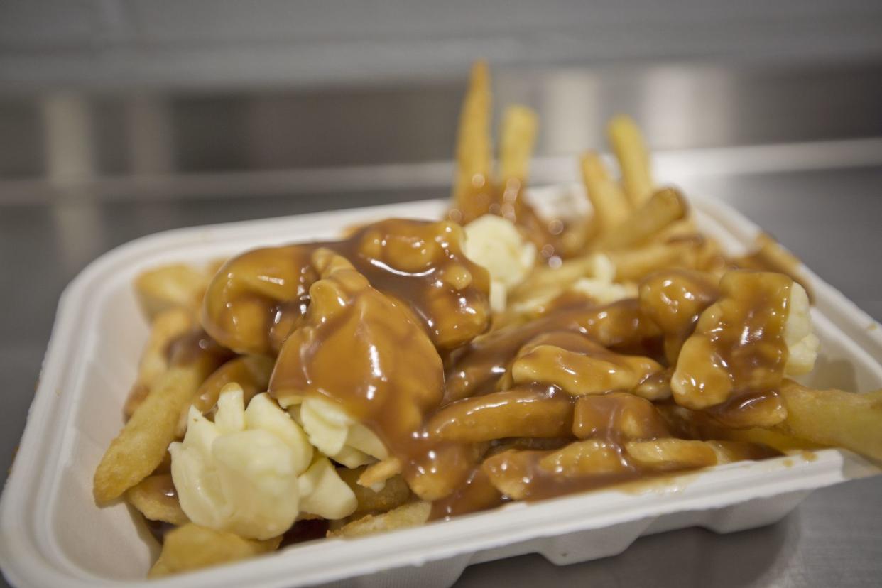 Poutine at Costco food court.