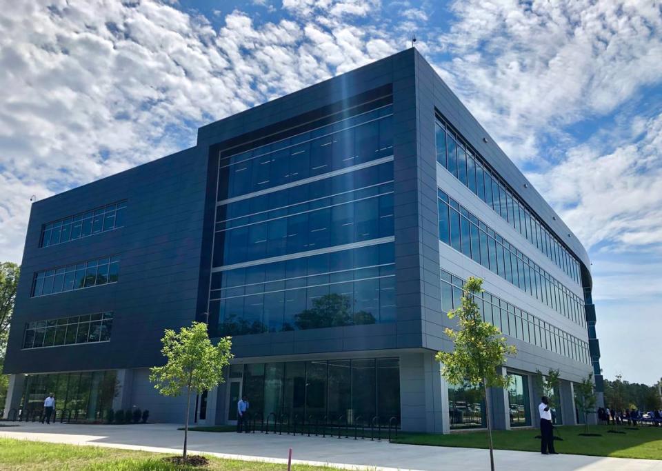 The office building that Swiss bank Credit Suisse built in Research Triangle Park had its grand opening on June 27, 2019. Zachery Eanes/zeanes@newsobserver.com