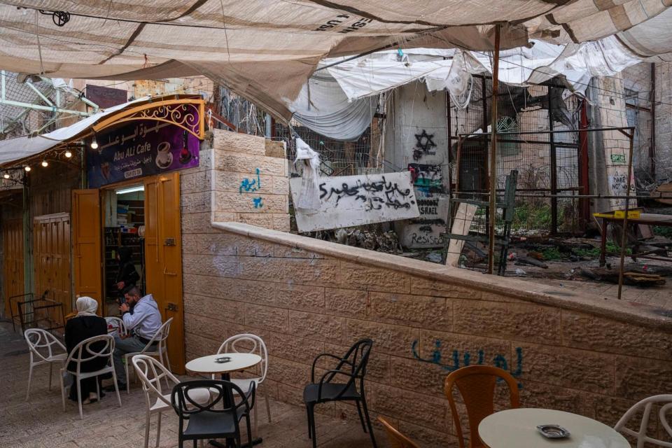 PHOTO: An Israeli military outpost in Hebron, in the West Bank on Nov. 22, 2023. (Daniel Berehulak/The New York Times) (Daniel Berehulak/DANIEL BEREHULAK/The New York Ti)