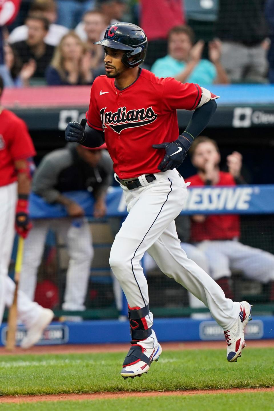 Outfielder Oscar Mercado is a candidate to be left off Cleveland's 40-man offseason roster. [Tony Dejak/Associated Press]