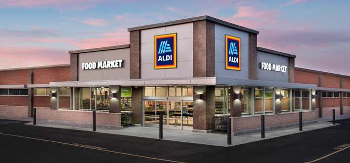 An Aldi store.