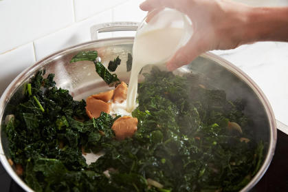 Trent Pierce's Miso Creamed Kale on Food52