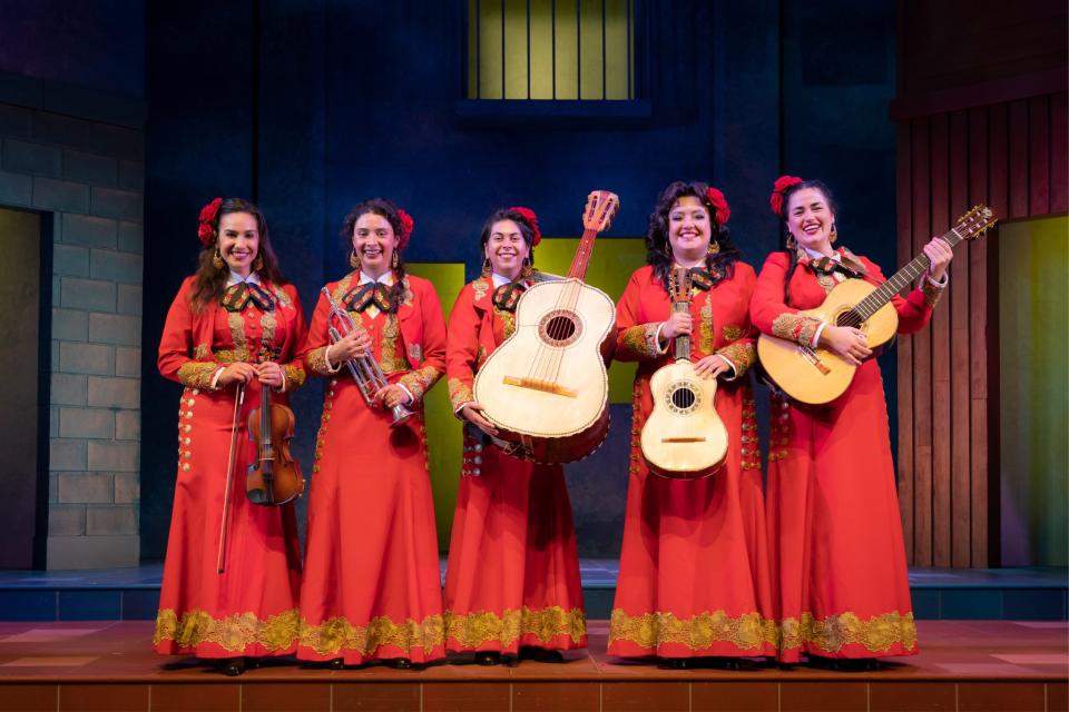 The cast of "American Mariachi" at Alabama Shakespeare Festival.