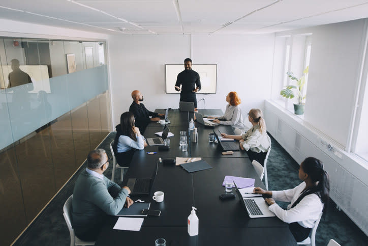 People in a conference room