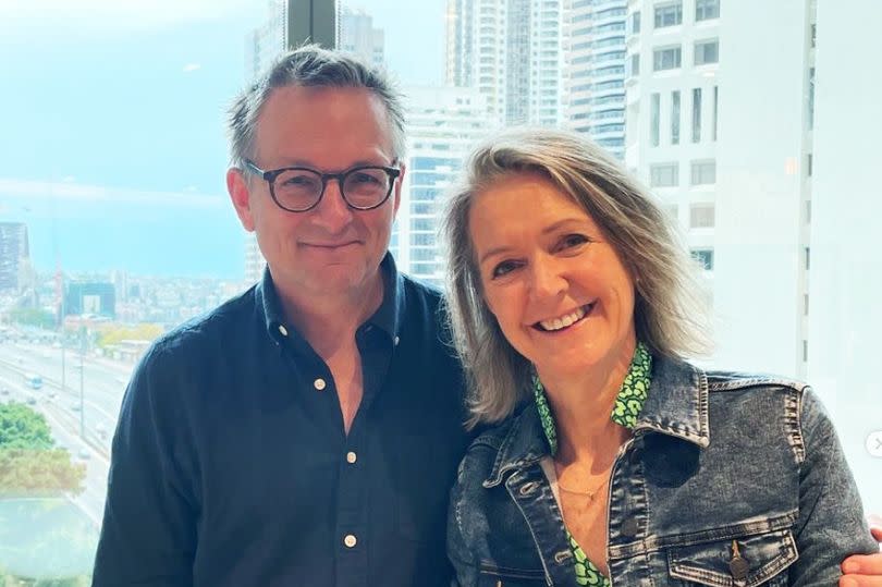 The late Dr Michael Mosley and his wife Dr Clare Bailey