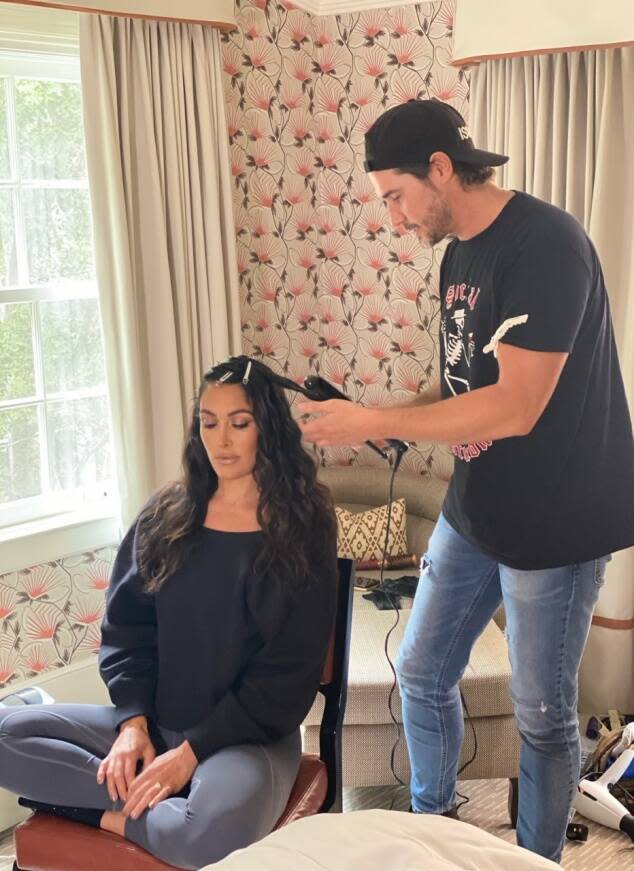 Nikki Bella, Brie Bella, MTV Movie & TV Awards 2021 BTS