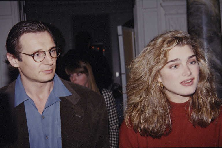 Brooke Shields y Liam Neeson, un amor que se desvaneció