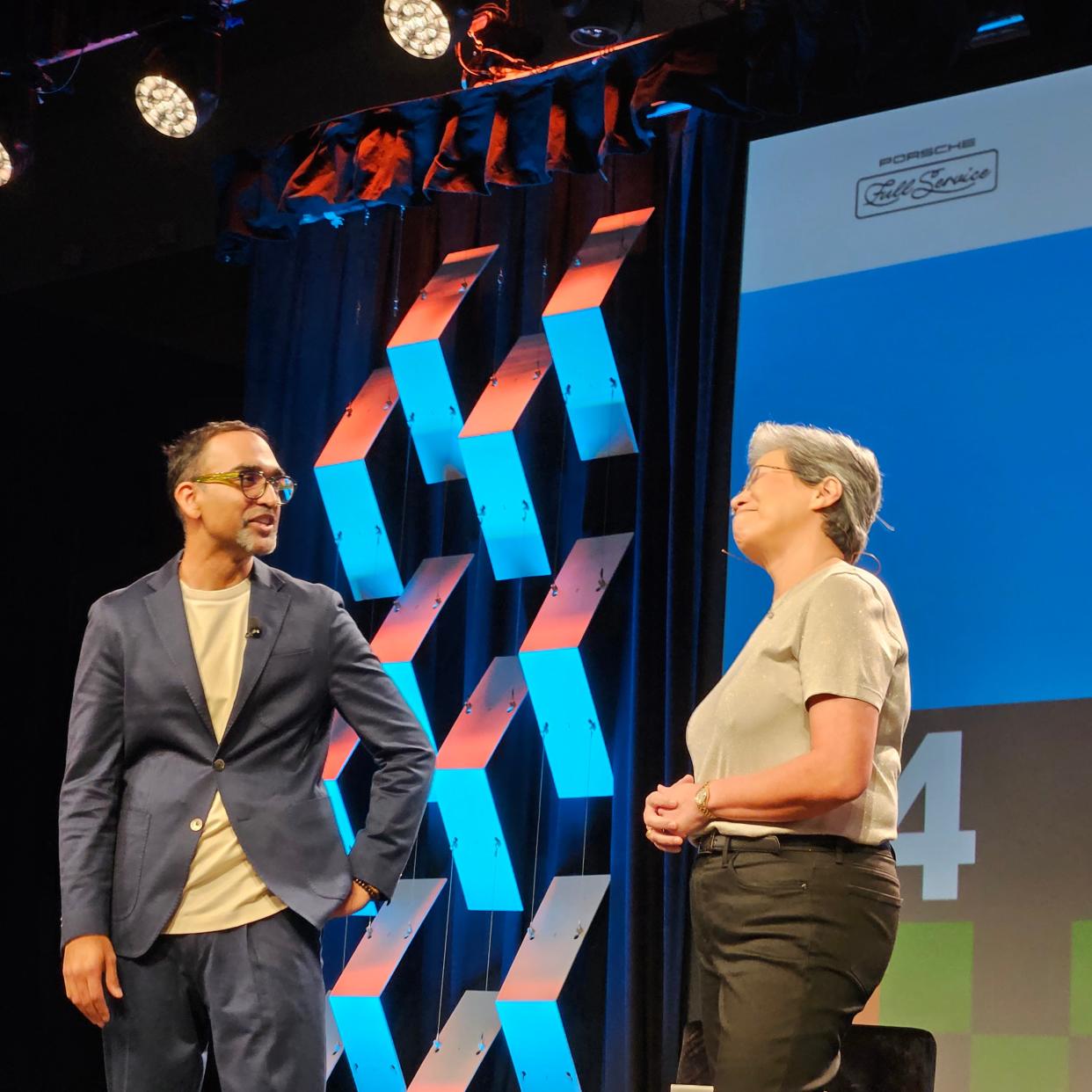 Business speaker Ryan Patel and AMD CEO Lisa Su discuss the future of Artificial intelligence during a South by Southwest keynote.