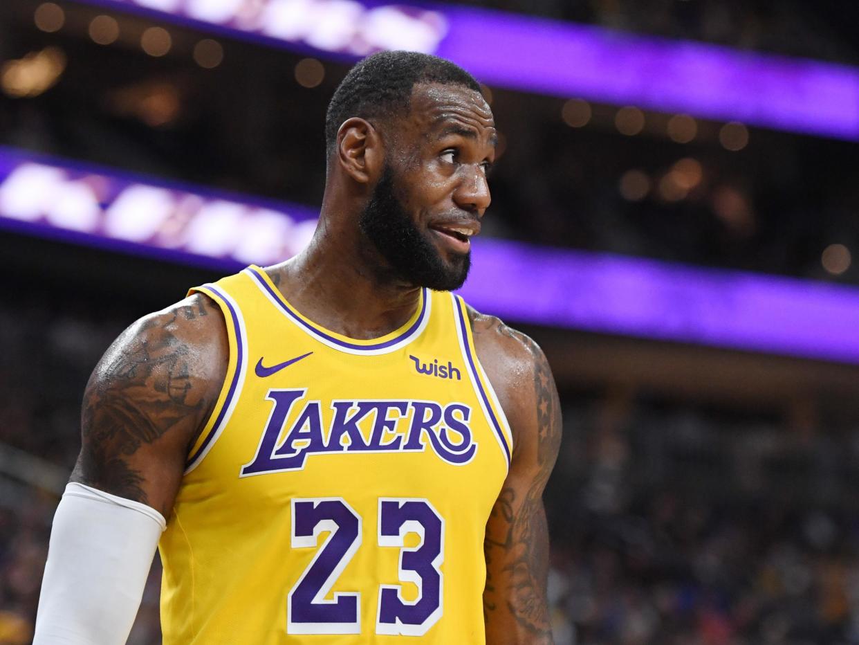 LeBron James says he would never condone violence against police (Getty)