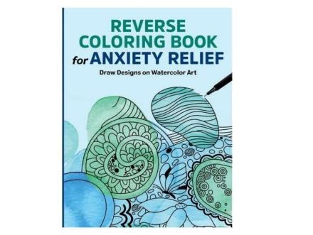 The Antistress Reverse Coloring Book: Go ahead, draw some lines!