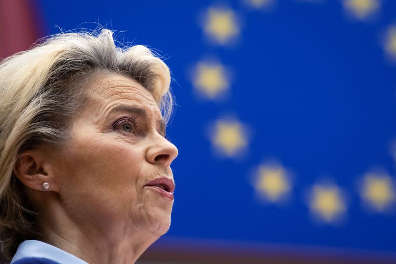 FILE PHOTO: European Commission President Ursula von der Leyen