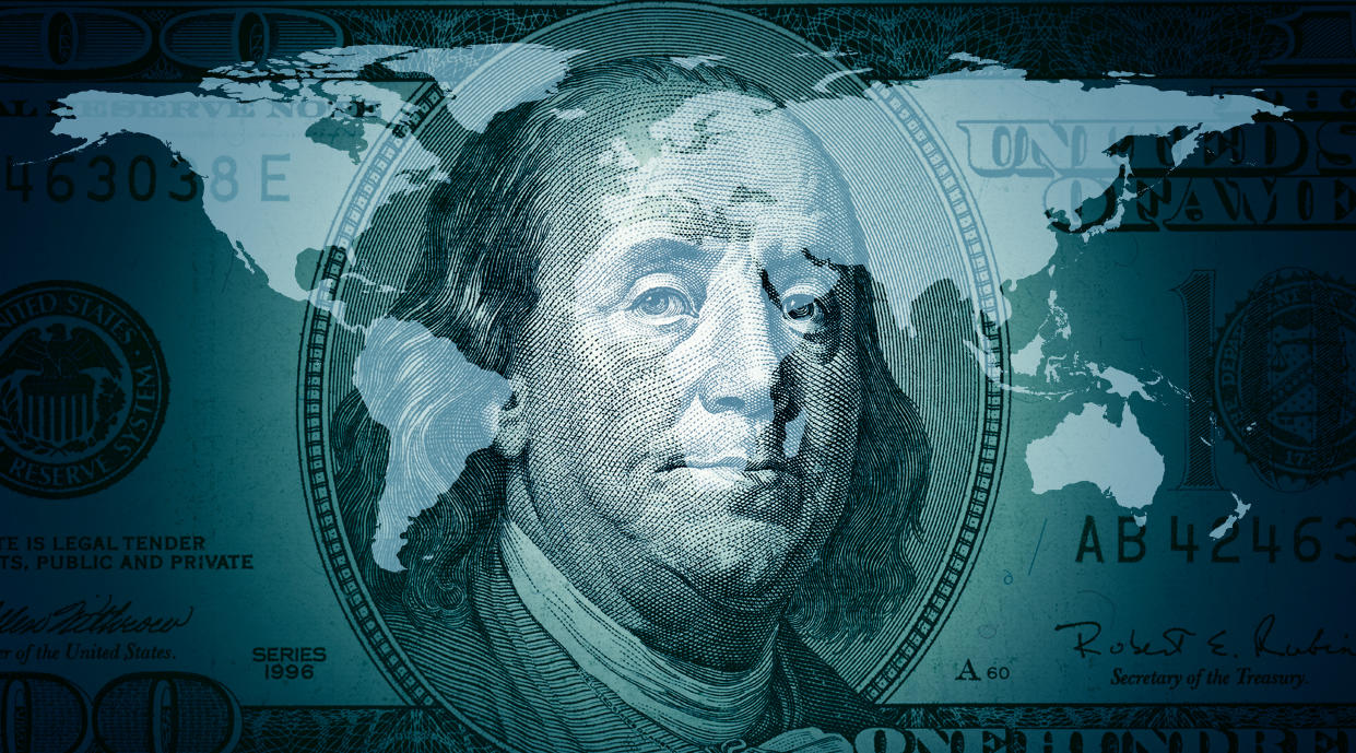 Estados Unidos y el dólar tienen una influencia enorme en las finanzas internacionales y el comercio mundial. Foto: Getty Images. 