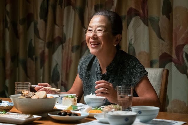 <p>Hulu/Kobal/Shutterstock</p> Maya Erskine's mom Mutsuko Erskine as Yuki Ishii-Peters in 'PEN15'.