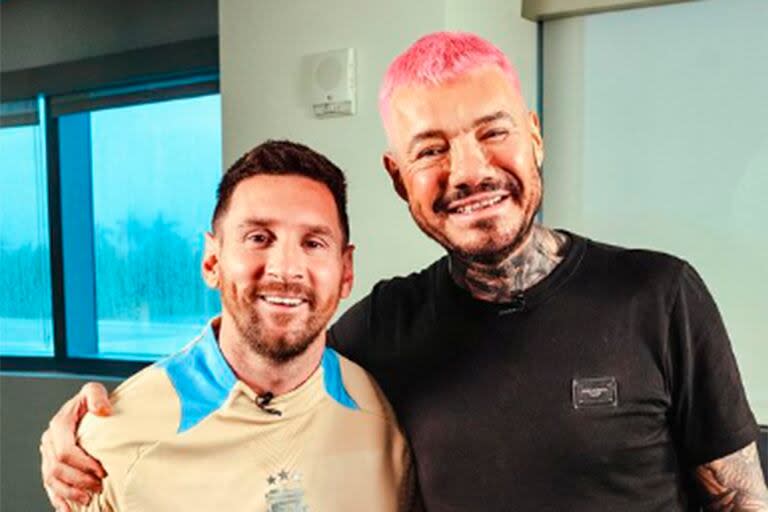 Tinelli, con Messi en la Copa América