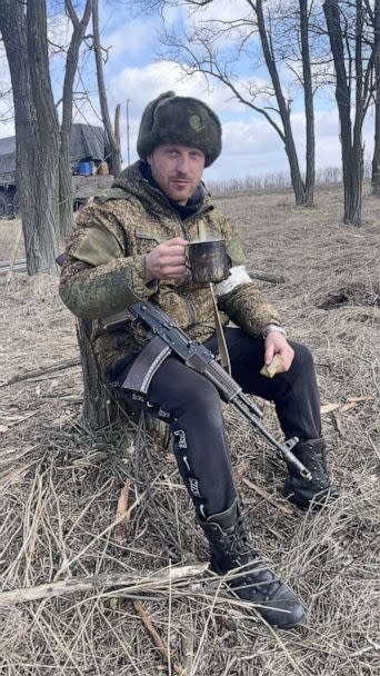 PHOTO: Konstantin Yefremov in Ukraine in spring 2022. (Konstantin Yefremov)